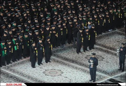 آئین خطبه خوانی در حرم حضرت معصومه (س) برگزار شد